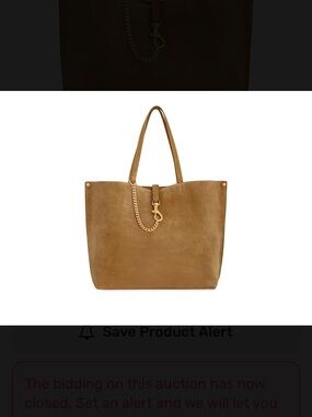 Reduced!!! NWT Rebecca Minkoff Megan  Designer Tan Suede Tote Bag